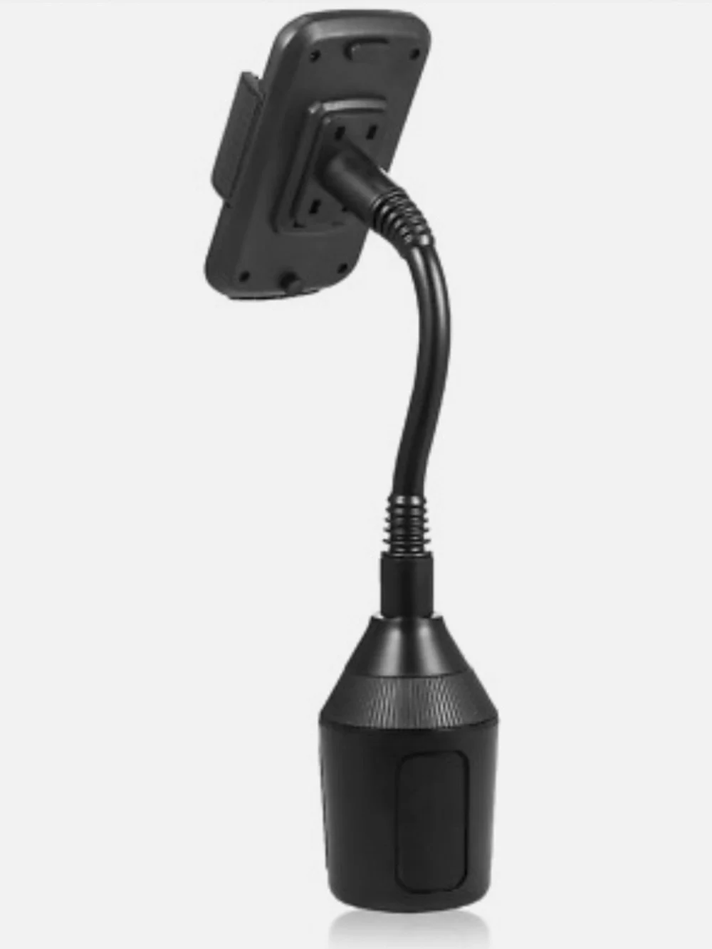 Universal Black 360° Heavy Duty Rotatable Car Cup Phone Holder Goose Neck NWOT